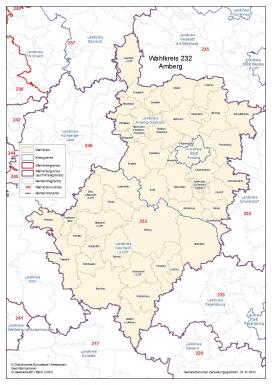 Wahlkreis 232 Amberg-Sulzbach-Neumarkt